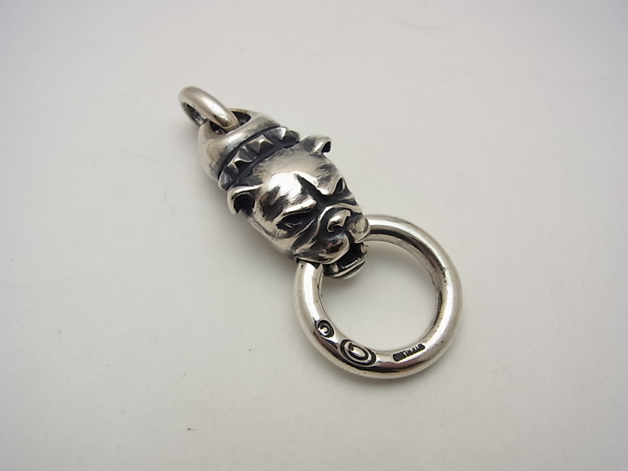 アクセサリー Gaboratory spike bulldog head large Large Old Bulldog Pendant W/O Spike [P-391] 110,715円