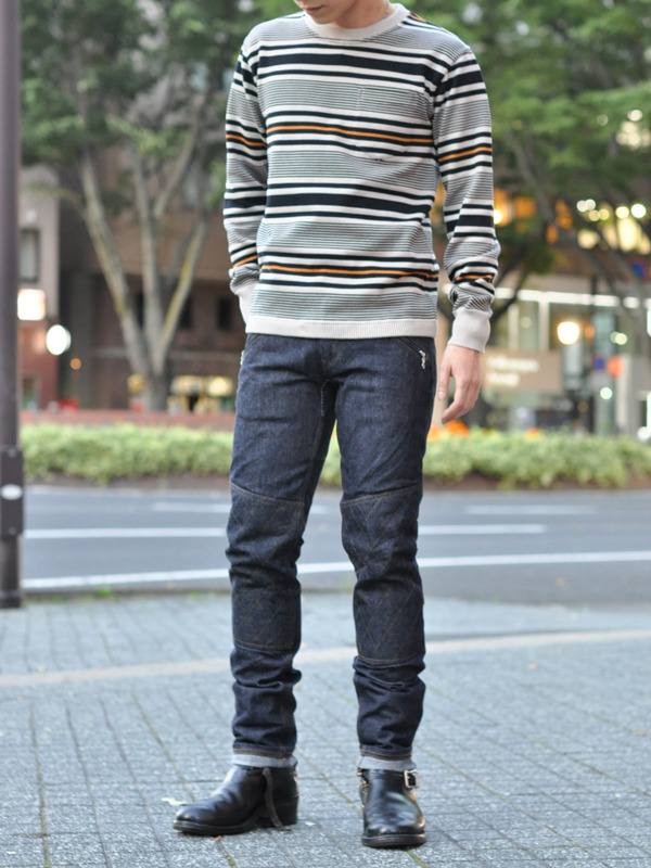 WESTRIDE ウエストライド 囚人パンツ バイカー ハーレー ボーダー WESTRIDE ウエストライド 囚人パンツ バイカー ハーレー ボーダー