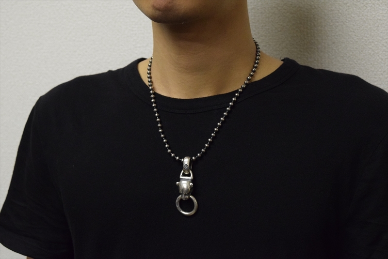 スカルダガーペンダント ACP0304 Skull dagger pendant シルバー