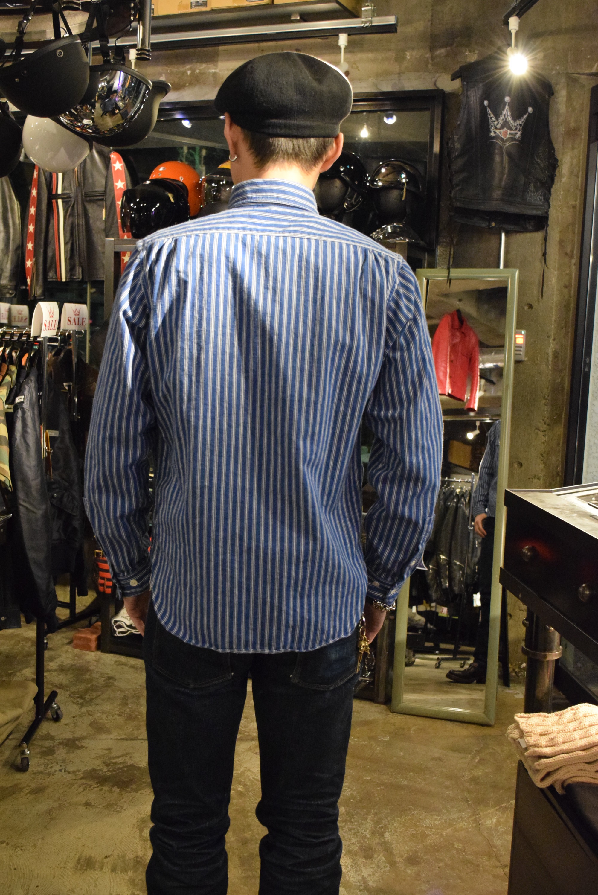 Colimbo コリンボ Richmond Shirt 紺色 301 15