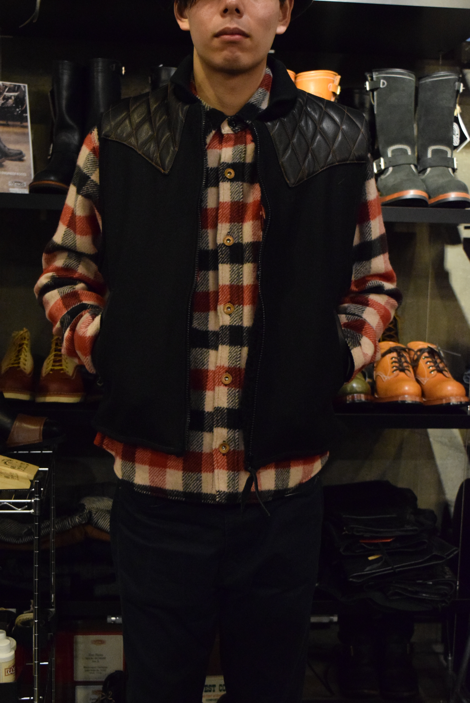 SKULL FLIGHT=新作RIDERS LUMBER JACK VEST 