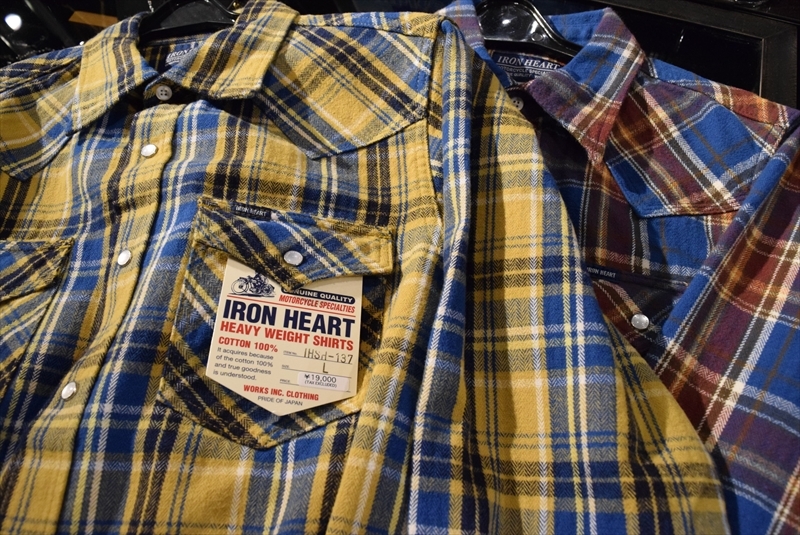 IRON HEART/アイアンハート】春シーズン新作ネルシャツ入荷しました 