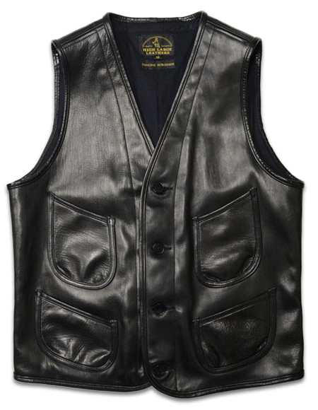 HIGH LARGE LEATHERS ホースハイドベストArbuckle HIGH LARGE LEATHERS ハイ ラージ レザーズ Horse Hide Vest